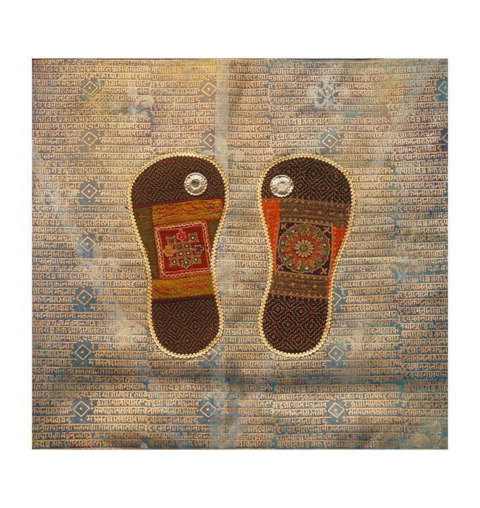Gandhi’s wooden slippers